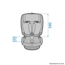Maxi-Cosi Titan Pro i-Size - vnitřní rozměry 1