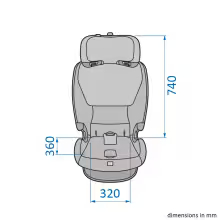 Maxi-Cosi Titan Pro i-Size - vnitřní rozměry 2