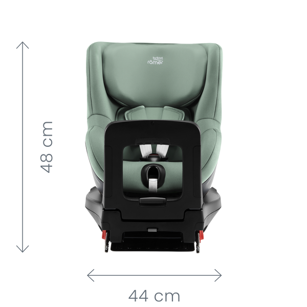 Přední rozměry autosedačky Britax Romer Dualfix 5Z