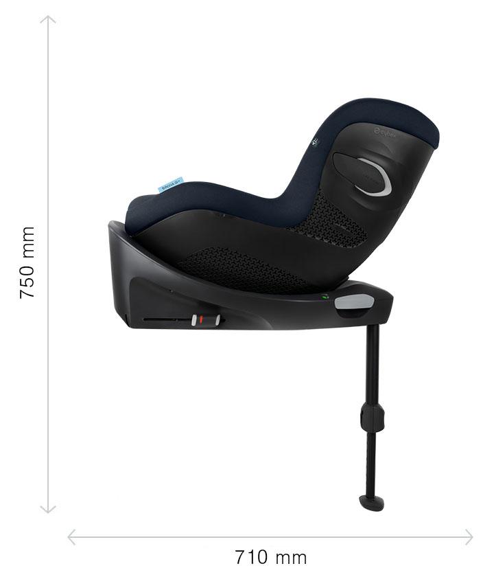 Cybex Sirona Gi i-Size - pohled zezadu