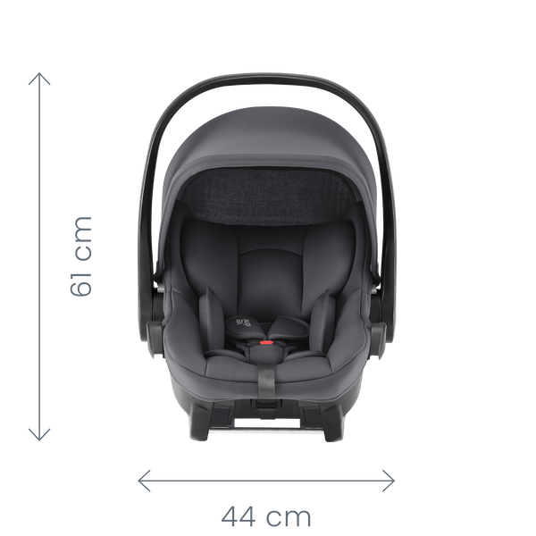 Rozměry Britax Römer Baby-Safe Core - přední pohled