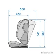Maxi-Cosi Rodifix Pro2 i-Size vnější rozměry 03