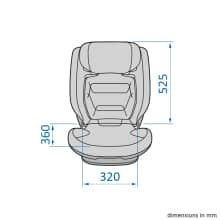 Maxi-Cosi Rodifix Pro2 i-Size vnitřní rozměry 01