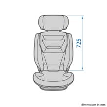 Maxi-Cosi Rodifix Pro2 i-Size vnitřní rozměry 02