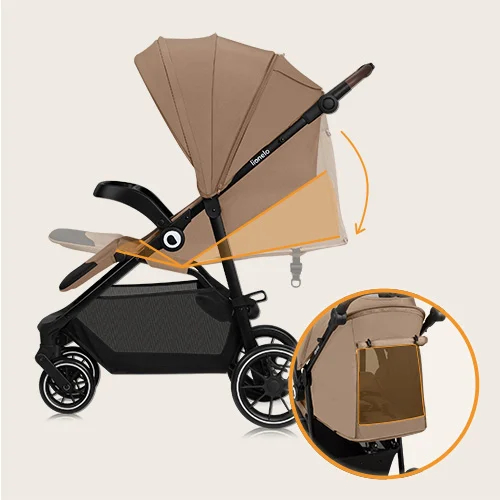 Ergonomické opěradlo kočárku Lionelo Emma One