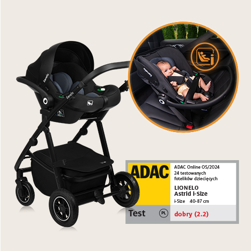 Autosedačka Lionelo Astrid s bází ISOFIX