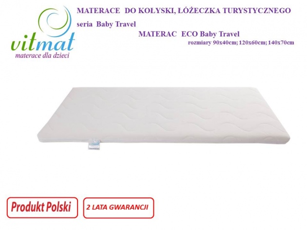 Vitmat cestovní matrace Baby Travel 90x40