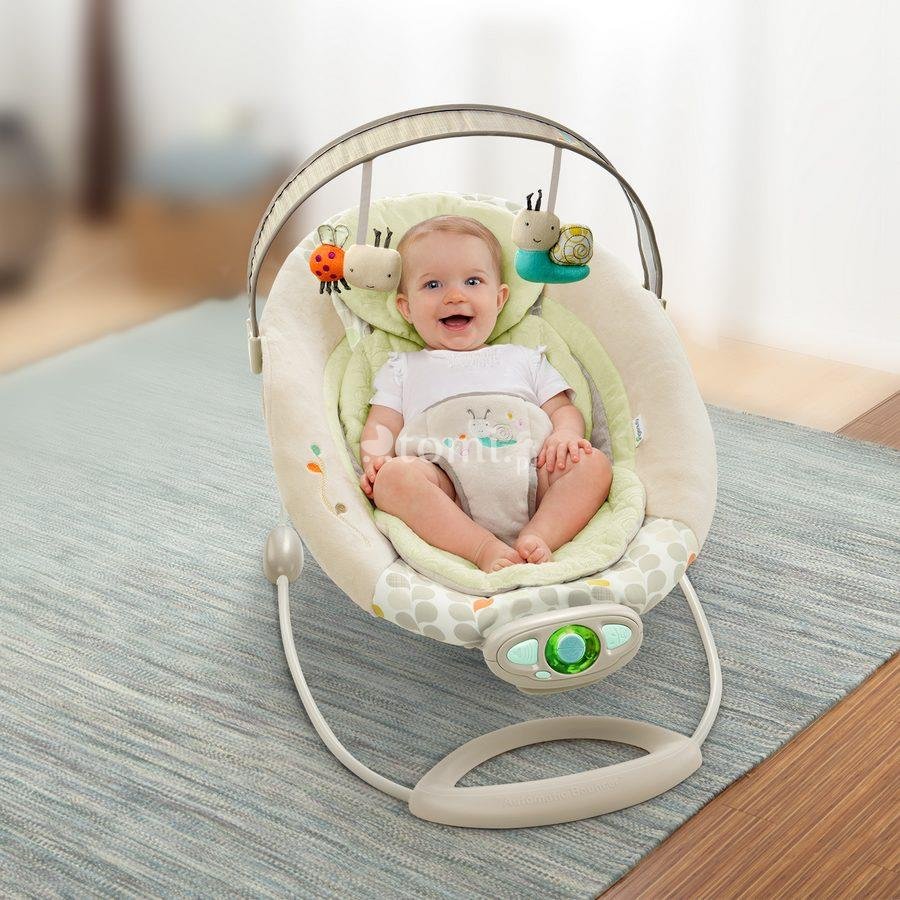 шезлонг с москитной сеткой для новорожденных