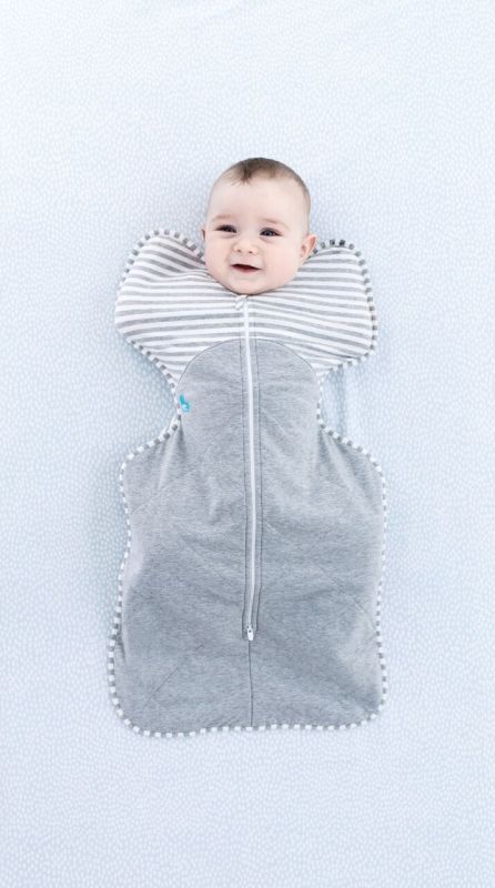 9343443004763 Otulacz Swaddle UP rozmiar S ETAP 1 Warm love to dream szary