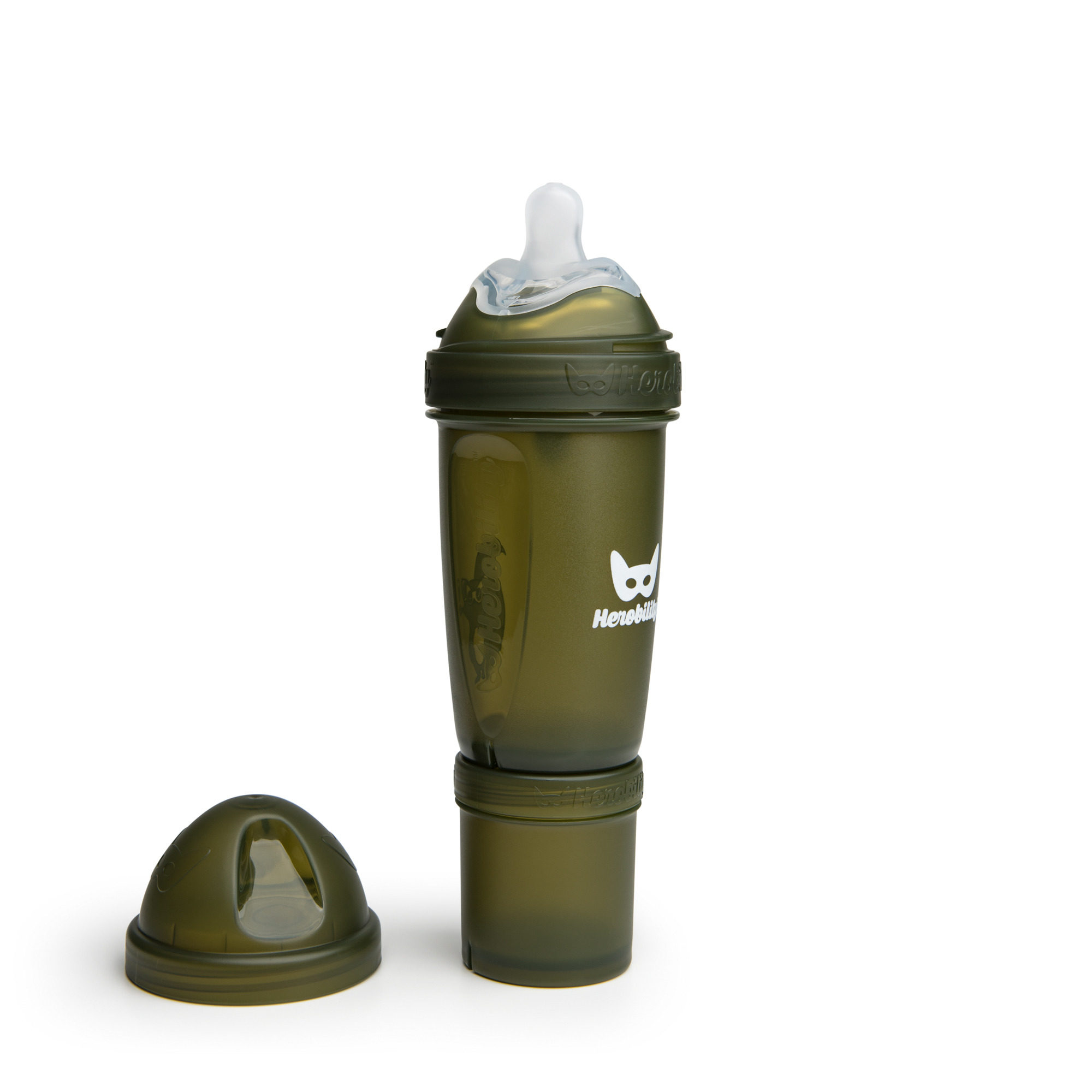 Herobility butelka antykolkowa Herobottle 240 ml ciemnozielony