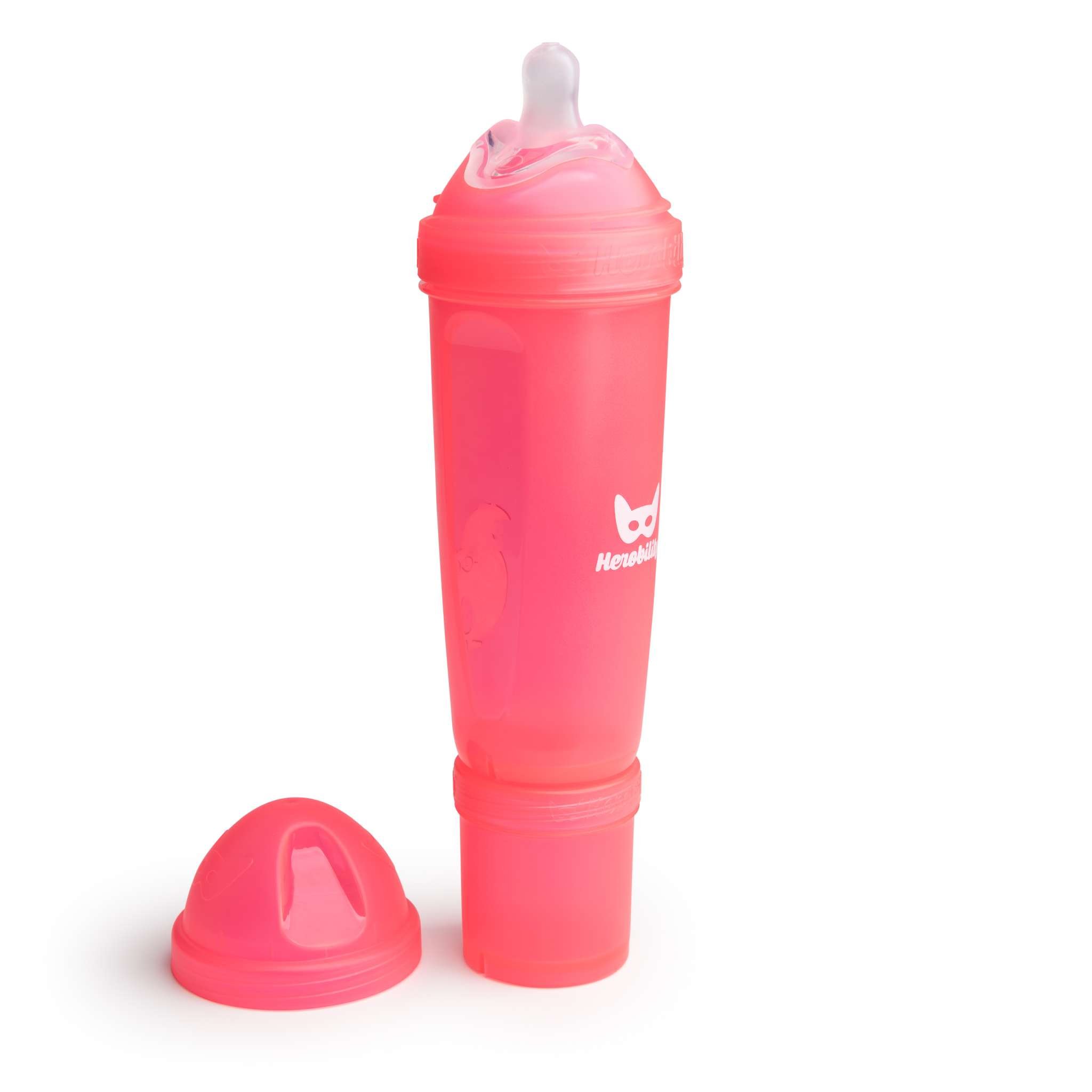 Herobility butelka antykolkowa Herobottle 340 ml koralowy