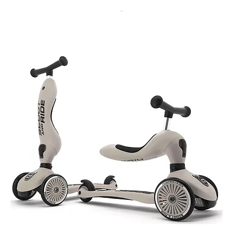 Scoot and Ride アッシュ Scootandride Highwaykick 1 2w1 Jeździk i hulajnoga 1-5 lat Ash