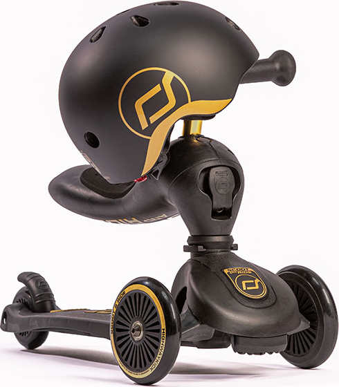 Scootandride Highwaykick 2w1 1+ Black&Gold Limited Edition +