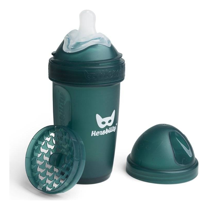 Herobility butelka antykolkowa Herobottle 240 ml ciemnozielona - Main Image
