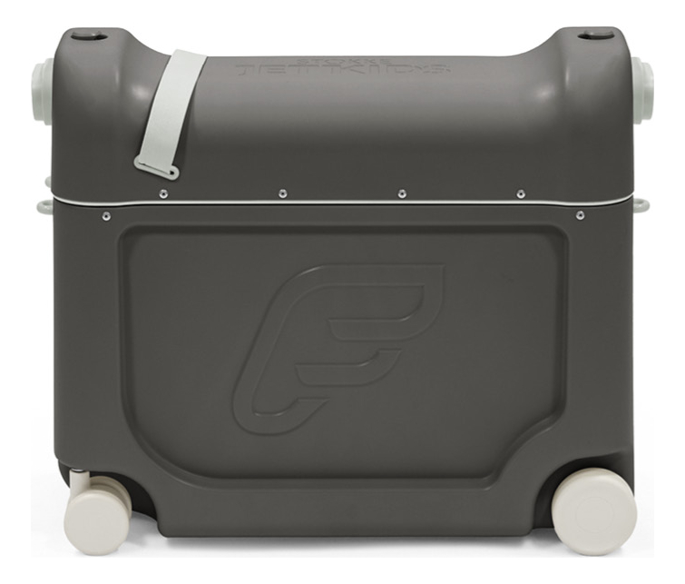 JetKids by Stokke BedBox Midnight Grey | Ride-On Suitcase with In