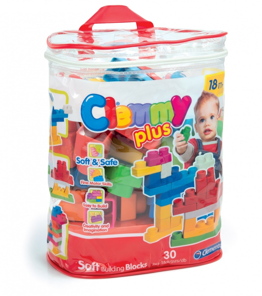 Clementoni Clemmy Plus zestaw 30 klocków | TOMI.pl