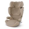 Cybex Solution T i-Fix - High Back Booster Seat (100-150 cm | 15-50 kg | 3-12 Years), Kolor: Plus Cozy Beige, image 