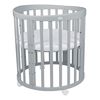 Waldin owalne łóżeczko 7w1 z materacem Grey, Rodzaj: owalne, Kolor: Grey