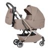 Carrello Magia kompaktowy wózek 2w1, Rodzaj wózka: głęboko-spacerowy, Kolor materiału: Spice Beige