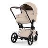Cybex Priam 5 2w1 Style City Grey - Chrome Brown, Rodzaj: głęboko-spacerowy, Kolekcja: Style, Kolor: Cozy Beige, Kolor ramy: Rosegold, image 