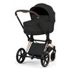 Cybex Priam 5 2w1 Style City Grey - Chrome Brown, Rodzaj: głęboko-spacerowy, Kolekcja: Style, Kolor: Sepia Black, Kolor ramy: Rosegold, image 