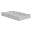 Pinio Calmo Bettschublade 140x70 Grey - praktische Aufbewahrungsschublade auf Rollen für das Kinderbett, Rozmiar: 140x70, Kolor: szary