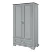 Bellamy Ines 2-Door Tall Wardrobe Elegant White, Kolor: Elegant White, image , 2 image