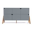 Bellamy Lotta komoda 6 zásuvek Gray, Kolor: Gray