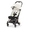 Cybex Coya kompaktní sportovní kočárek, Kolor materiału: Cozy Beige, Kolor ramy: Rosegold, 4 zdjęcie