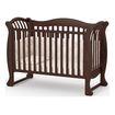 Veres LD19 – dětská postýlka se sklopnou bočnicí a kousátkem (120×60 cm) – Walnut, Kolor: Walnut