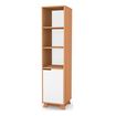 Veres Manhattan - regał otwarty do pokoju dziecięcego (182.5x43 cm) - White Natural, Kolor: White Natural