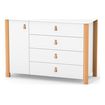 Veres Monaco 1200 – dětská komoda (120 cm) – White Natural, Rozmiar: 120 cm, Kolor: White Natural