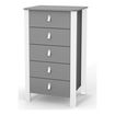Veres Monaco 600 – dětská komoda, vysoká (60 cm) – Anthracite Natural, Rozmiar: 60 cm, Kolor: Anthracite Natural, 3 zdjęcie