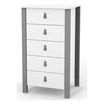 Veres Monaco 600 – dětská komoda, vysoká (60 cm) – Anthracite Natural, Rozmiar: 60 cm, Kolor: Anthracite Natural, 5 zdjęcie