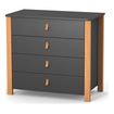 Veres Monaco 900 – dětská komoda (90 cm) – Graphite White, Rozmiar: 90 cm, Kolor: Graphite White, 2 zdjęcie