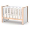Veres Nice – dětská postýlka s pohyblivou bočnicí (120×60 cm) – White Natural, Kolor: White Natural