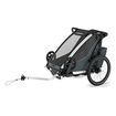 Thule Chariot Cross 2 Single - jednomístný cyklovozík pro jedno dítě, Rodzaj wózka: dla jednego dziecka, Kolor materiału: Dark Slate