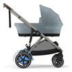 Cybex eGazelle S kombinovaný kočárek 2v1, Rodzaj wózka: głęboko-spacerowy, Kolor materiału: Almond Beige, 19 zdjęcie