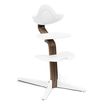 Stokke Nomi židlička Walnut White, Rodzaj: krzesełko, Kolor ramy: Walnut, Kolor: White