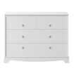 Bellamy Royal komoda se 4 zásuvkami Timeless White, Kolor: Timeless White