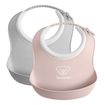 BabyBjorn sada malých bryndáčků 2 ks Powder Green/Powder Pink, Rozmiar: mały, Kolor: Powder Green/ Powder Pink, 2 zdjęcie