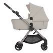 Anex IQ kočárek 3v1 s korbou, sportovním sedátkem a buggy – prémiová transformace 6v1, Kolekcja: Premium, Kolor materiału: Buff, 21 zdjęcie