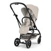 Cybex Eezy S Twist+ 2 Black Dune Grey, Kolor materiału: Dune Grey, Kolor ramy: Black