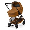 Cybex Melio Carbon — kočárek 2v1 hluboký sportovní na karbonové rámu, Rodzaj wózka: głęboko-spacerowy, Kolor materiału: Almond Beige, 4 zdjęcie