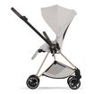 Cybex Mios 5 Style wózek spacerowy City Grey - Chrome Brown, Rodzaj wózka: spacerowy, Kolekcja: Style, Kolor materiału: Off white, Kolor ramy: Rosegold, 2 zdjęcie