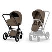 Cybex Priam 5.0 2-in-1 Pram with Carry Cot, Rodzaj: głęboko-spacerowy, Kolekcja: Comfort, Kolor: Sepia Black, Kolor ramy: Black, image , 15 image