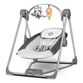 Lionelo Otto houpací lehátko Cozy Grey, Kolor: Cozy Grey