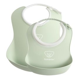BabyBjörn sada bryndáků (malý a velký) Powder Green, Rozmiar: mały i duży, Kolor: Powder Green