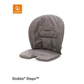 Stokke Steps Baby Set – polštářek z organické bavlny Geometric Grey, Kolor: Geometric Grey