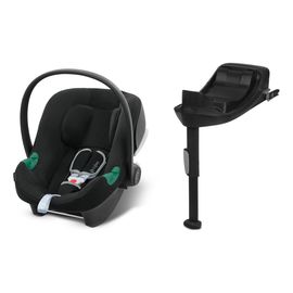 Cybex Aton B2 i-Size s bází One - autosedačka pro miminka (45–87 cm | 0–13 kg | 0–15 měsíců), Baza: baza One, Kolor: Volcano Black